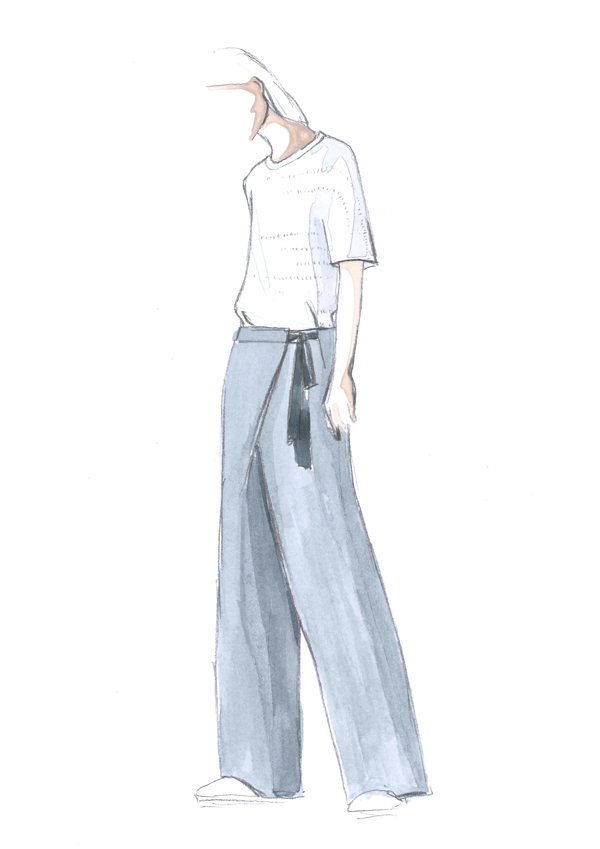 A design draft from the Agnes Martin collection